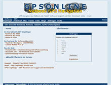Tablet Screenshot of gpsonline.de
